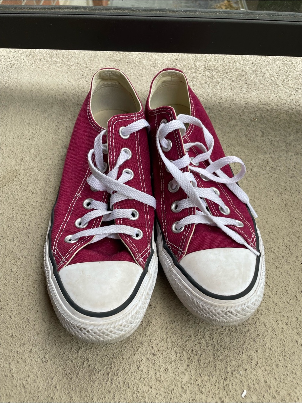 Women’s Canvas Espadrilles Lace-Up in Berry
